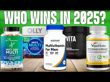 TOP 5 Best Multivitamins For Men 2025