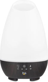 Healthsmart Essential Oil Diffuser, Cool Mist Humidifier and Aromatherapy Diffuser, FSA HSA Eligible with 500ML Tank for Large Rooms, Adjustable Timer, Mist Mode and 7 LED Light Colors, White