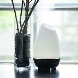 Healthsmart Essential Oil Diffuser, Cool Mist Humidifier and Aromatherapy Diffuser, FSA HSA Eligible with 500ML Tank for Large Rooms, Adjustable Timer, Mist Mode and 7 LED Light Colors, White