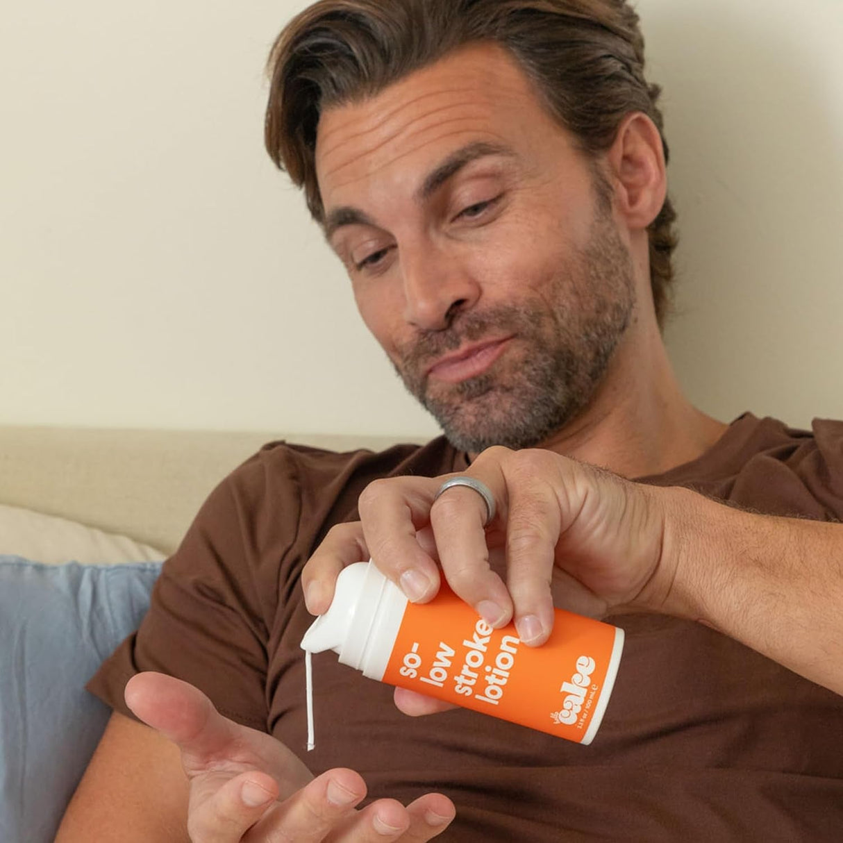 Hello Cake So-Low Stroker Lotion - below the Belt Solo Cream for Men, Natural Moisturizing Ingredients Coconut Oil, Avocado Oil, Aloe Vera, 3.3 Fl Oz