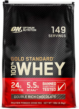 Optimum Nutrition Gold Standard 100% Whey Protein Powder, Double Rich Chocolate, 2 Pound (Packaging May Vary)