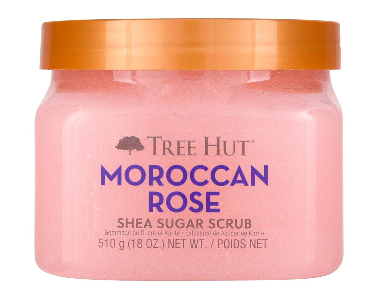 Tree Hut Blue Lagoon Shea Sugar Scrub | Exfoliating Body Scrub Removes Dead, Dry Skin for a Soft & Hydrated Feel | Nourishing Essential Body Care | 18 Fl Oz.