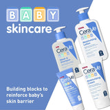 Cerave Baby Lotion | Gentle Baby Skin Care with Ceramides, Niacinamide & Vitamin E | Fragrance, Paraben, Dye & Phthalates Free | Lightweight Baby Moisturizer | 8 Ounce | Packaging May Vary
