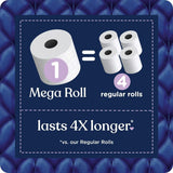 Quilted Northern Ultra Plush Toilet Paper, 18 Mega Rolls = 72 Regular Rolls, 3X Thicker*, 3 Ply Soft Toilet Tissue