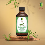 SVA Bhringraj Premium Carrier Oil 4Oz (118Ml) with Dropper for Hair Oiling, Scalp Massage & Skin Care