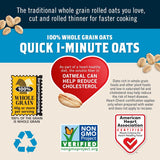 Quaker Old Fashioned Rolled Oats, Non GMO Project Verified, Two 64Oz Bags in Box, 90 Servings, 4 Pound (Pack of 2)