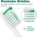 Toothbrush Heads for Philips Sonicare Replacement Brush Heads Medium Soft Dupont Bristles Electric Toothbrush Replacement Heads Fit E-Series Essence Xtreme Elite Advance and Cleancare, 4 Pack