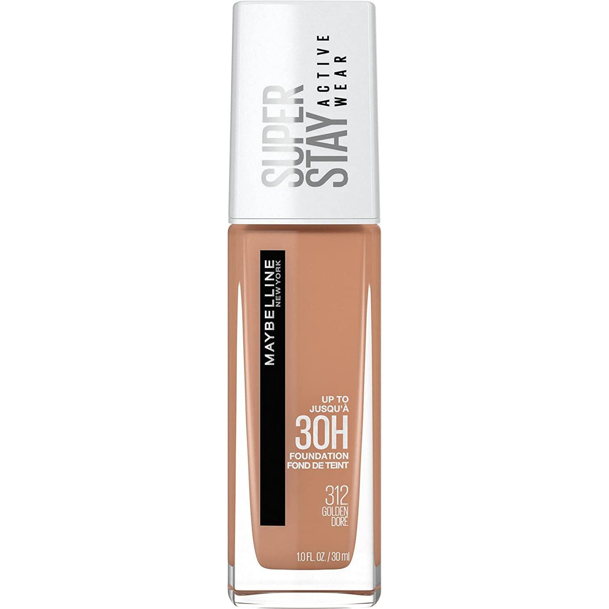 Maybelline Super Stay Full Coverage Liquid Foundation Active Wear Makeup, up to 30Hr Wear, Transfer, Sweat & Water Resistant, Matte Finish, Light Beige, 1 Count - Supply Center USA