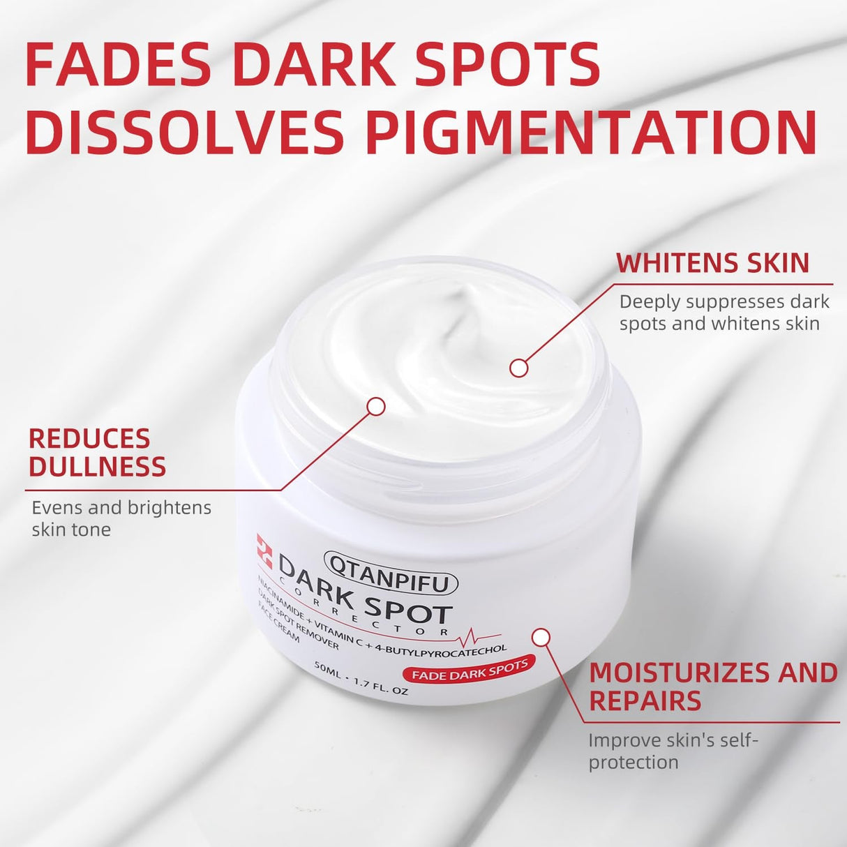 Dark Spot Remover Correcting Serum for Face: Dark Spot Remover for Age Spot Sun Spot Freckles Body Brown Spot Melasma Uneven Skin Tone- Faded Serum with Vitamin C for Women Daily Use