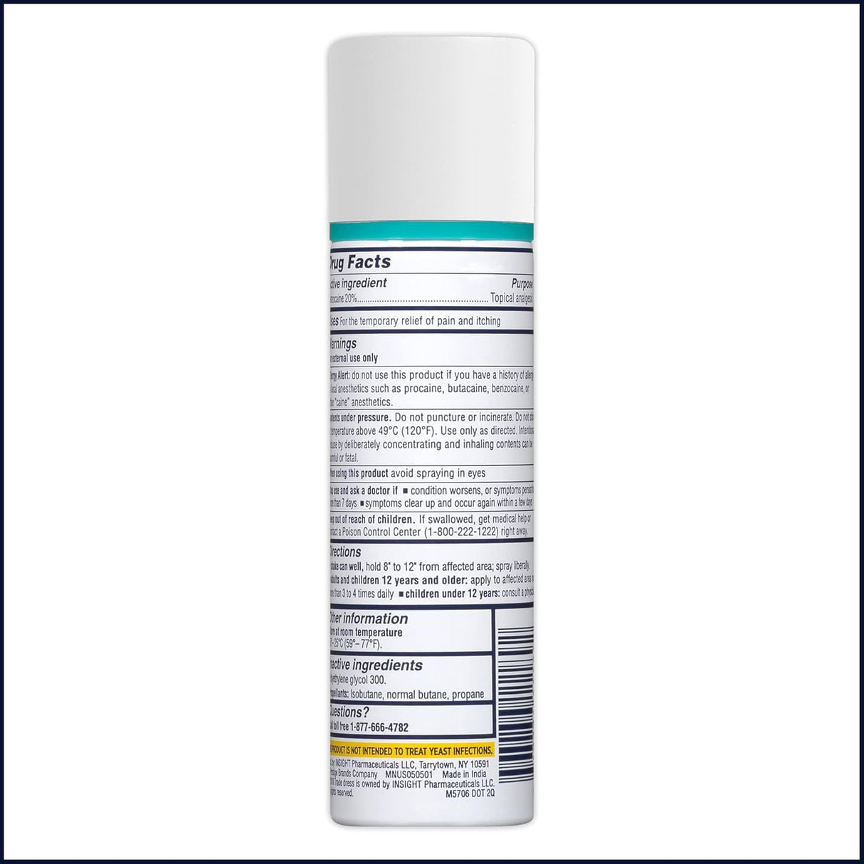 Monistat Instant Itch Relief Spray for Women, Maximum Strength Feminine Itch Care, 2 Oz