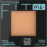 Maybelline Fit Me Matte + Poreless Pressed Face Powder Makeup & Setting Powder, Classic Ivory, 1 Count - Supply Center USA