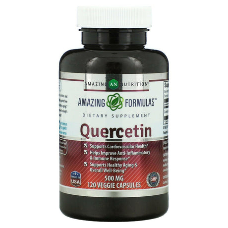 Amazing Nutrition, Quercetin, 500 mg, 120 Veggie Capsules - Supply Center USA