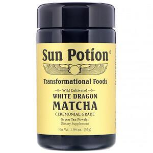 Sun Potion, Wild Cultivated, White Dragon Matcha, Ceremonial Grade, Green Tea Powder, 1.94 oz (55 g) - HealthCentralUSA