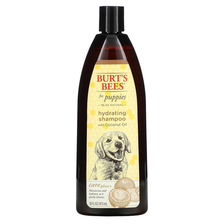 Burt's Bees, Care Plus+, Hydrating Shampoo for Puppies with Coconut Oil, 16 fl oz (473 ml) - Supply Center USA