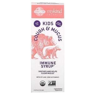 Garden of Life, Mykind Organics, Kids Cough & Mucus, Immune Syrup with Ivy Leaf, Zinc & Vitamin C, 3.92 fl oz (116 ml) - Supply Center USA