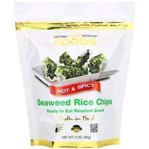 California Gold Nutrition, Seaweed Rice Chips, Hot & Spicy, 2 oz (60 g) - Supply Center USA