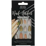 Ardell, Nail Addict Premium, Pink Marble & Gold, 0.07 oz (2 g) - Supply Center USA