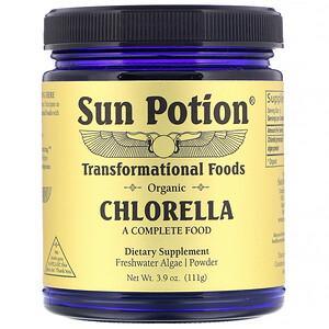 Sun Potion, Chlorella Powder, Organic, 3.9 oz (111 g) - HealthCentralUSA