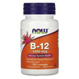 Now Foods, B-12, 1,000 mcg, 100 Lozenges - Supply Center USA