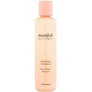 Etude House, Moistfull Collagen, Facial Toner, White Lupin, 6.76 fl oz (200 ml) - Supply Center USA