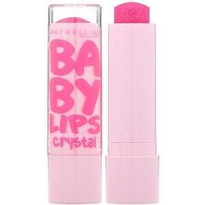 Maybelline, Baby Lips Crystal, Moisturizing Lip Balm, 140 Pink Quartz, 0.15 oz (4.4 g) - Supply Center USA