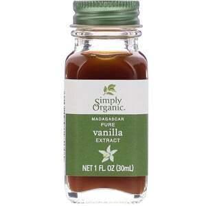 Simply Organic, Madagascar Pure Vanilla Extract, 1 fl oz (30 ml) - Supply Center USA