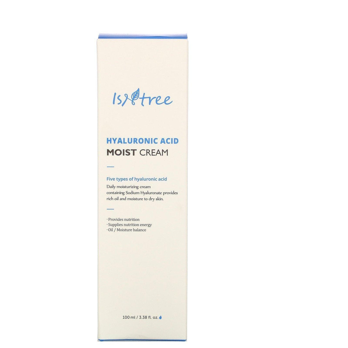 Isntree, Hyaluronic Acid, Moist Cream, 3.38 fl oz (100 ml) - Supply Center USA