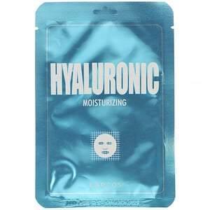 Lapcos, Hyaluronic Sheet Beauty Mask, Moisturizing, 1 Sheet, 0.84 fl oz (25 ml) - Supply Center USA