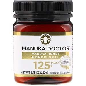 Manuka Doctor, Manuka Honey Monofloral, MGO 125+, 8.75 oz (250 g) - Supply Center USA