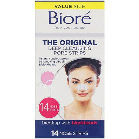 Biore, The Original Deep Cleansing Pore Strips, 14 Nose Strips - Supply Center USA