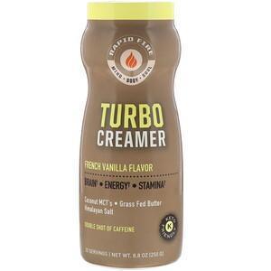 RAPIDFIRE, Turbo Creamer, French Vanilla Flavor, 8.8 oz (250 g) - Supply Center USA