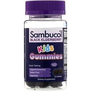 Sambucol, Black Elderberry, Kids Gummies, 30 Gummies - Supply Center USA