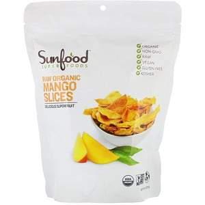 Sunfood, Raw Organic Mango Slices, 8 oz (227 g) - HealthCentralUSA