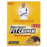 FITCRUNCH, Whey Protein Baked Bar, Caramel Peanut, 12 Bars, 3.10 oz (88 g) Each - Supply Center USA