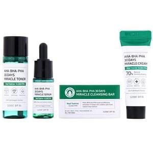 Some By Mi, AHA.BHA.PHA, 30 Days Miracle Starter Edition, 4 Piece Kit - Supply Center USA