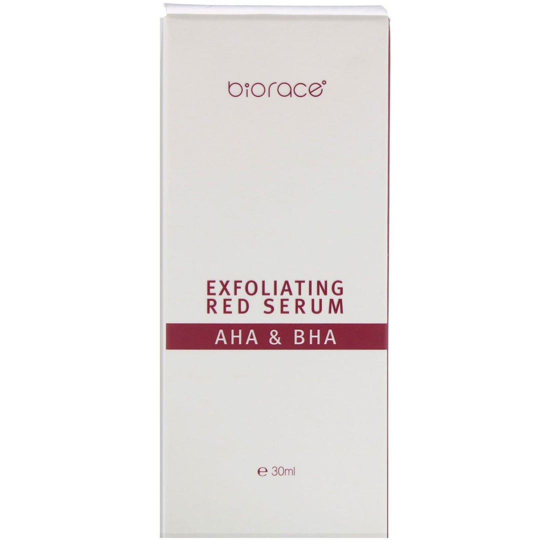 Biorace, Exfoliating Red Serum, AHA & BHA, 1.01 oz (30 ml) - HealthCentralUSA