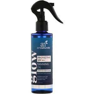 Artnaturals, Glow, Tanning Oil, Protective SPF 4+, 6 oz (177 ml) - Supply Center USA