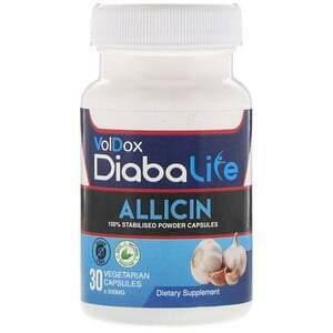 Allimax, Diabalife, Allicin, 500 mg, 30 Vegetarian Capsules - Supply Center USA