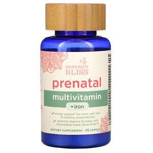 Mommy's Bliss, Prenatal Multivitamin + Iron, 45 Capsules - Supply Center USA