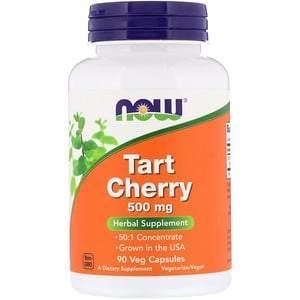 Now Foods, Tart Cherry, 500 mg, 90 Veg Capsules - Supply Center USA