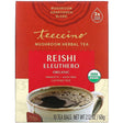 Teeccino, Mushroom Herbal Tea, Organic Reishi Eleuthero, Caffeine Free, 10 Tea Bags, 2.12 oz (60 g) - Supply Center USA