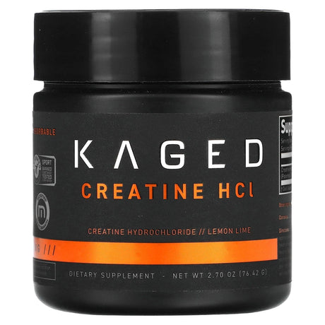 Kaged, Creatine HCI, Lemon Lime, 2.7 oz (76.42 g) - Supply Center USA