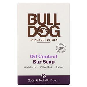 Bulldog Skincare For Men, Bar Soap, Oil Control, 7.0 oz (200 g) - Supply Center USA