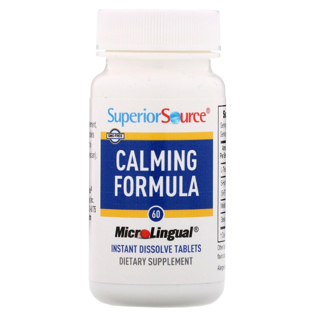 Superior Source, Calming Formula, 60 Instant Dissolve Tablets - HealthCentralUSA