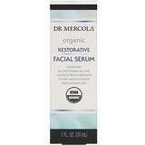 Dr. Mercola, Organic Restorative Facial Serum, 1 fl oz (30 ml) - Supply Center USA