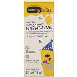 Comvita, Comvita Kids, Night-Time Soothing Syrup with Chamomile, UMF 10+ Manuka Honey, Grape Flavor, 4 fl oz (118 ml) - Supply Center USA