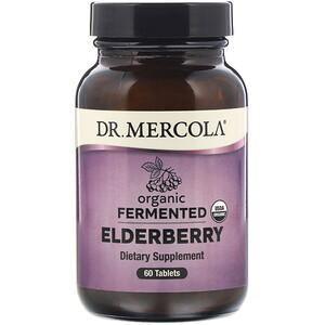 Dr. Mercola, Organic Fermented Elderberry, 60 Tablets - Supply Center USA