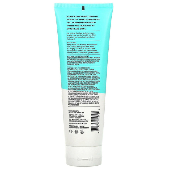 Acure, Simply Smoothing Conditioner, Coconut & Marula Oil, 8 fl oz (236.5 ml) - HealthCentralUSA