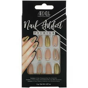 Ardell, Nail Addict Premium, Nude Jeweled, 0.07 oz (2 g) - HealthCentralUSA