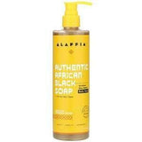 Alaffia, Authentic African Black Soap Body Wash, Turmeric Ginger, 12 fl oz (354 ml) - Supply Center USA